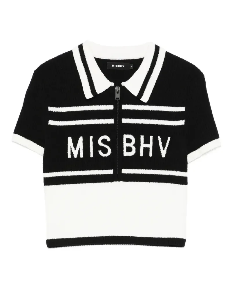 MISBHV striped polo - Schwarz Schwarz
