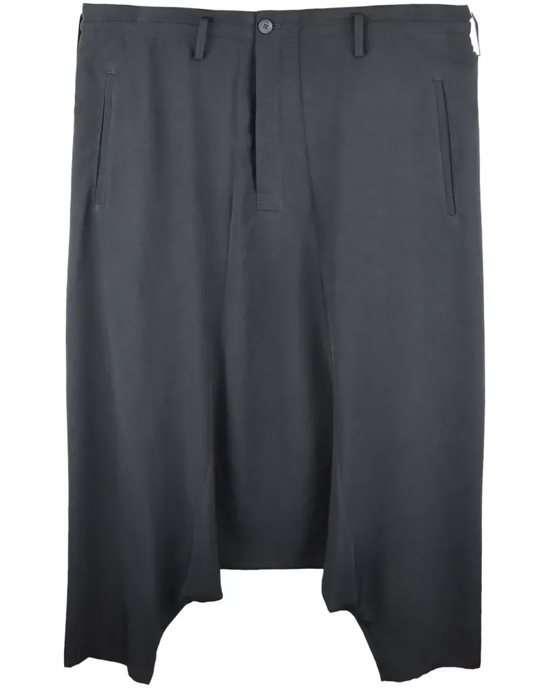 Yohji Yamamoto Sarouel Baggy-Hose - Schwarz Schwarz