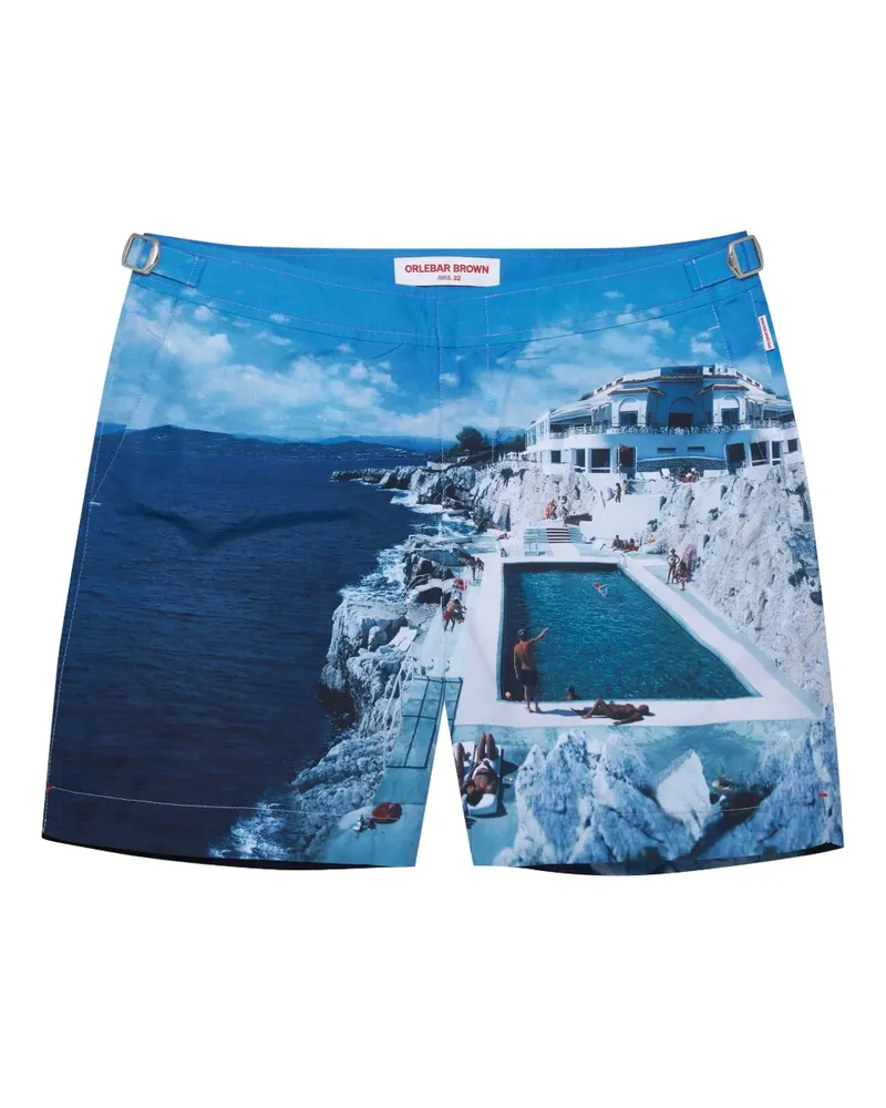 Orlebar Brown Bulldog Hulton Badeshorts - Blau Blau