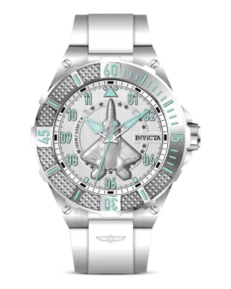 Invicta Pilot Armbanduhr 50mm - Silber Silber
