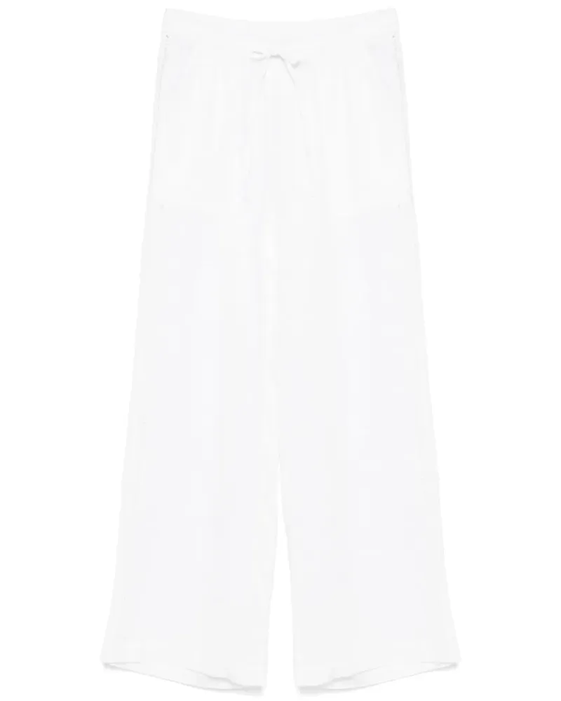 P.A.R.O.S.H. P.A.R.O H. Hose aus Leinen - Weiß Weiß