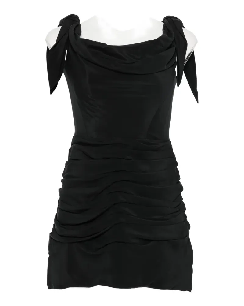 Cult Gaia Deanna ruched tie-strap dress - Schwarz Schwarz