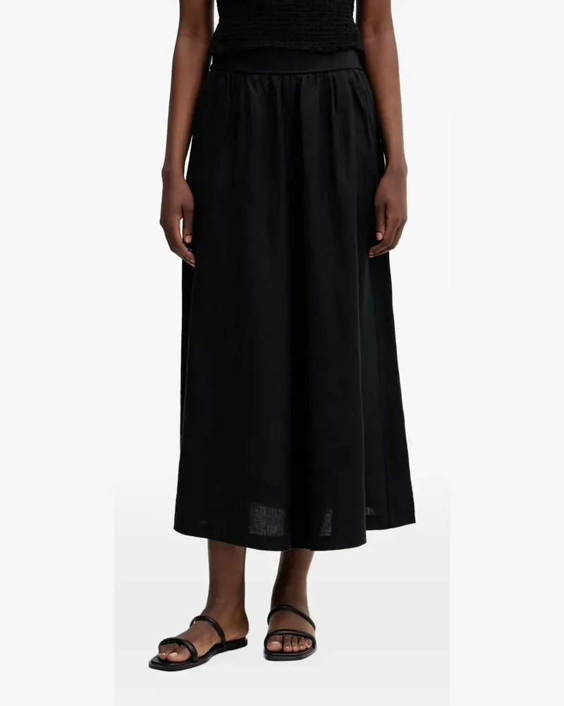 Benetton Midirock mit Stretchbund - Schwarz Schwarz