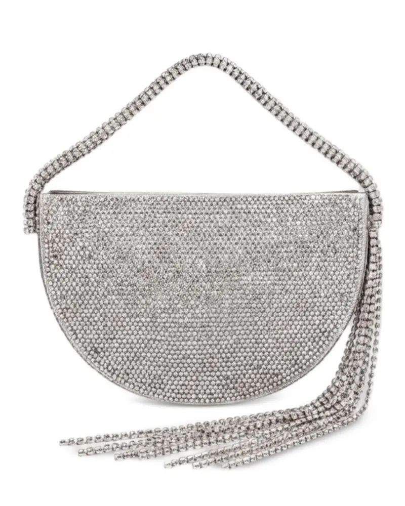 GEDEBE Gabi Tote Bag mit Strassverzierung - Silber Silber