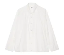 STUDIO TOMBOY Hemd mit elastischen Bündchen Weiß