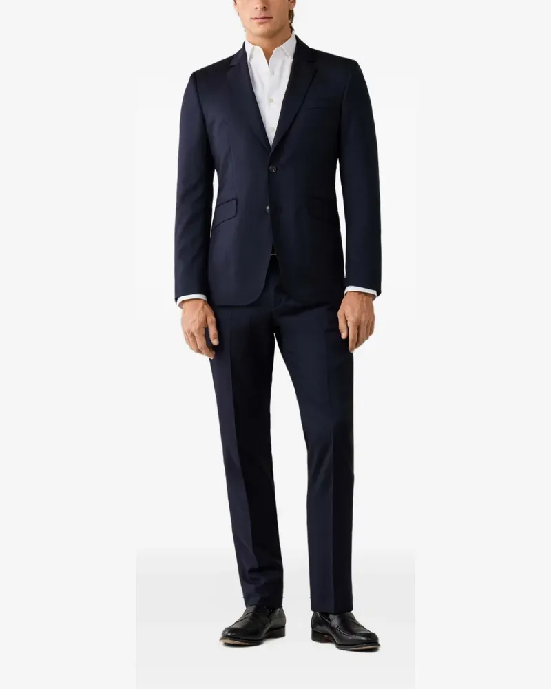 Hackett Heritage Belgravia herringbone wool suit - Blau Blau