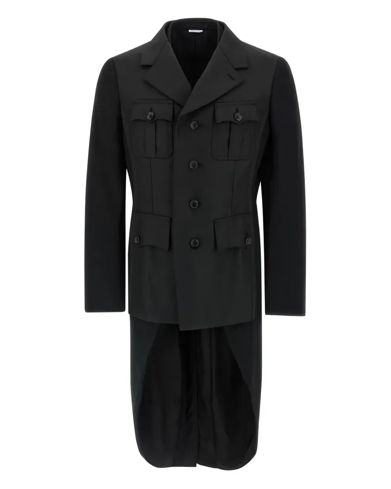 Comme des Garçons Jacke im Layering-Look - Schwarz Schwarz