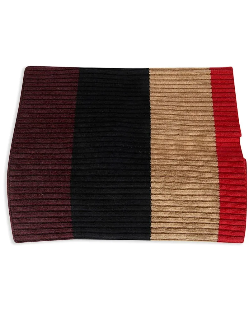 Colville Gerippter Strickschal - Rot Rot