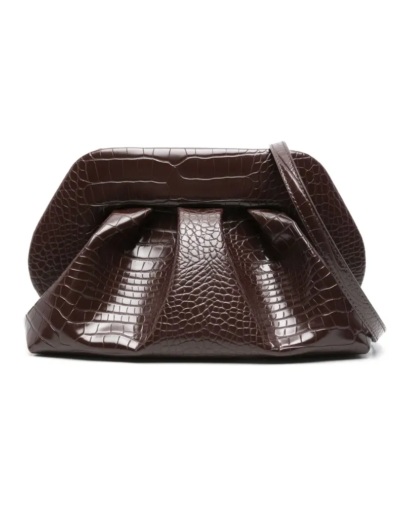 THEMOIRÈ Emera Clutch - Braun Braun