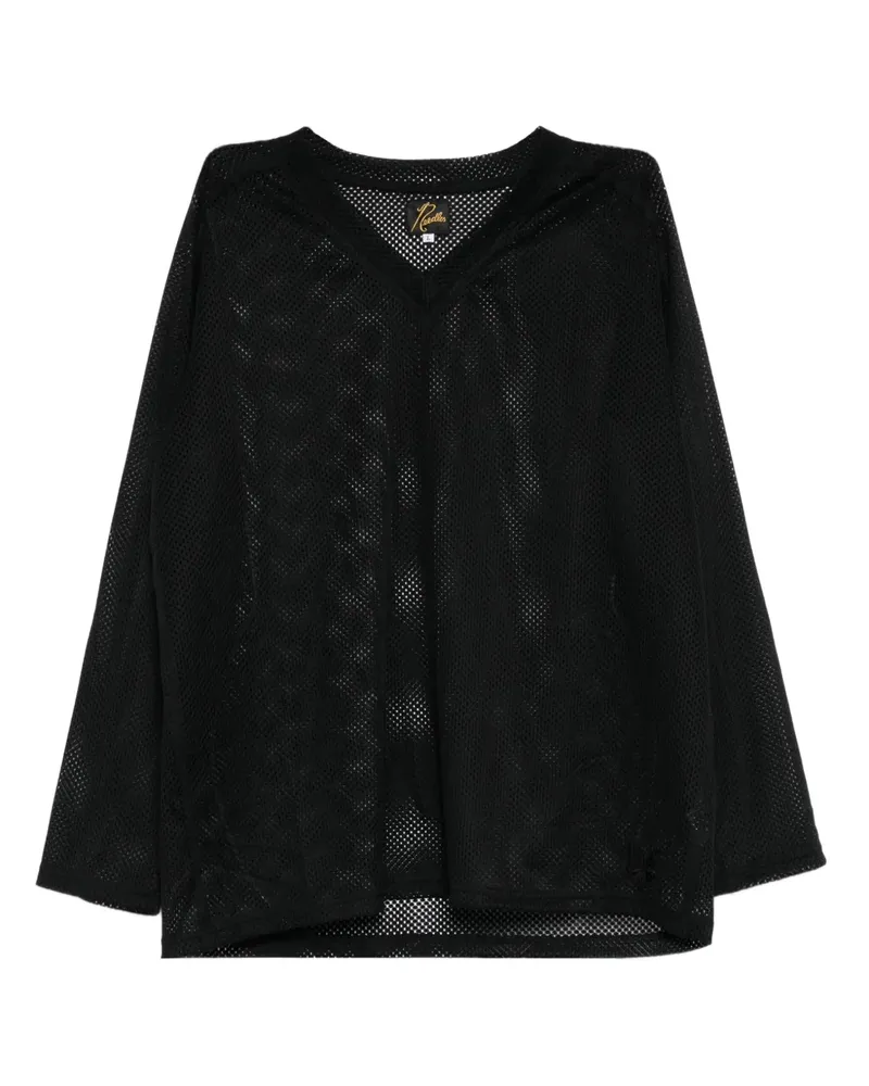 NEEDLES L/S T-Shirt - Schwarz Schwarz