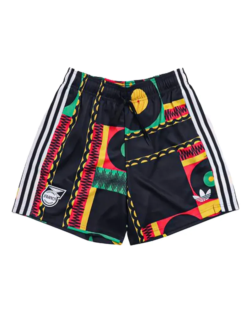 adidas Jamaica FF x Bob Marley Sound Heritage Shorts - Schwarz Schwarz