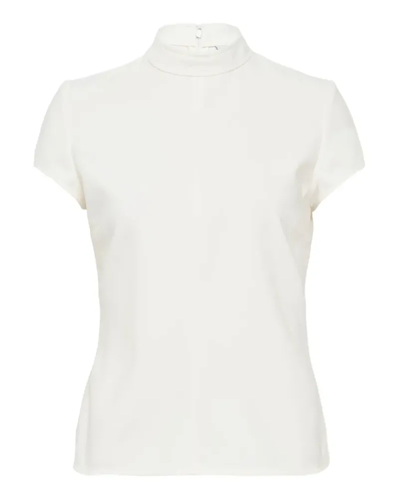 Courrèges Oberteil mit Stehkragen - Weiß Weiß