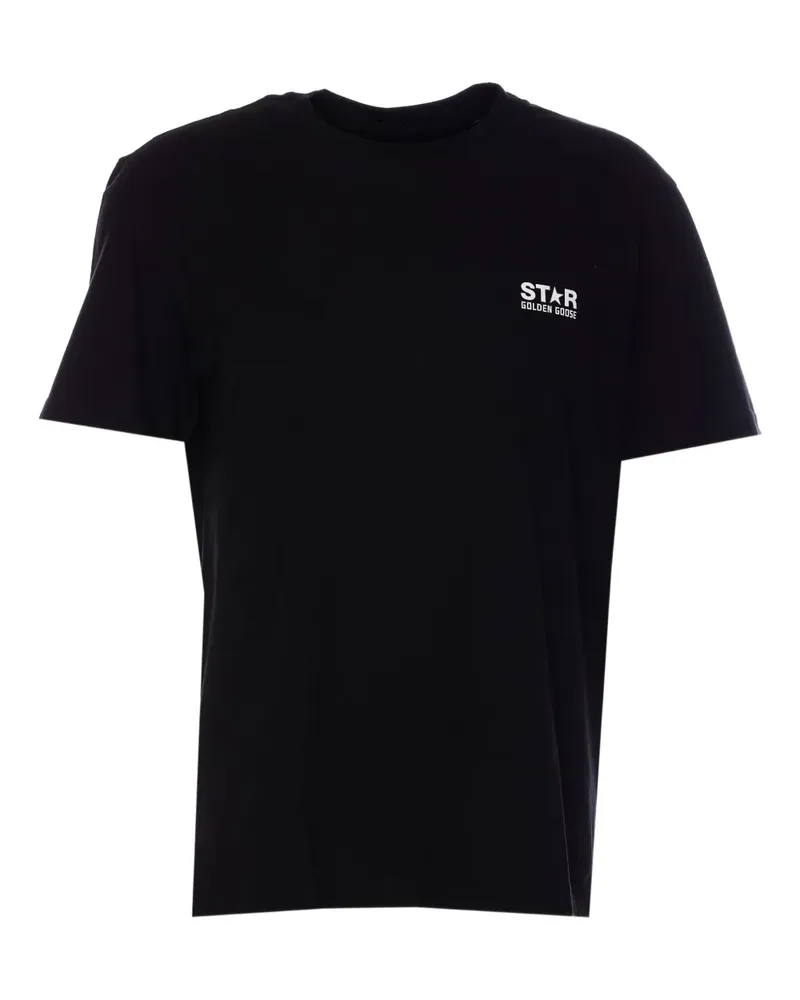 Golden Goose T-Shirt mit Rundhalsausschnitt - Schwarz Schwarz