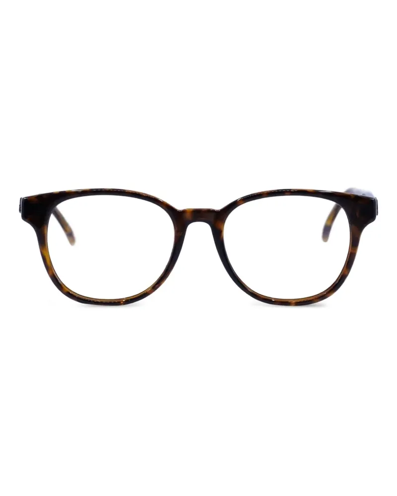 Saint Laurent Brille mit Logo - Braun Braun