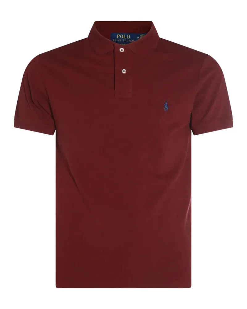Ralph Lauren Schmales Poloshirt - Rot Rot