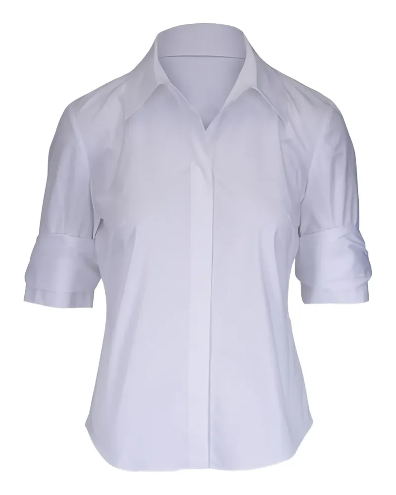 Dorothee Schumacher Oberteil mit geschnürten Bündchen - Weiß Weiß