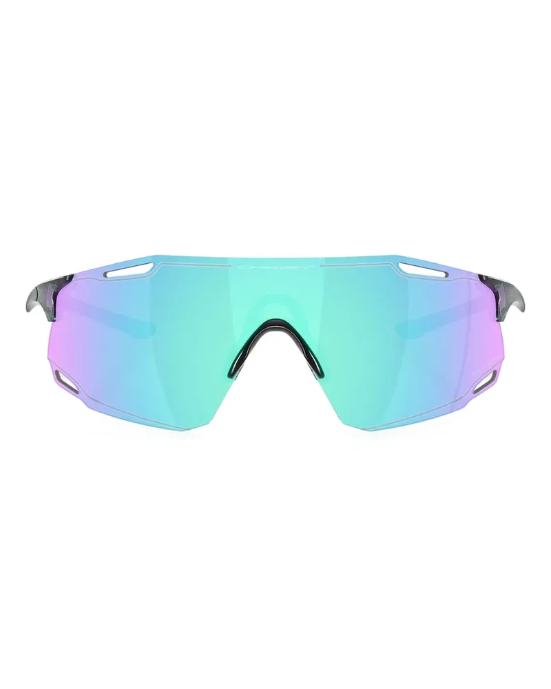 Oakley Sonnenbrille mit Shield-Gestell - Schwarz Schwarz