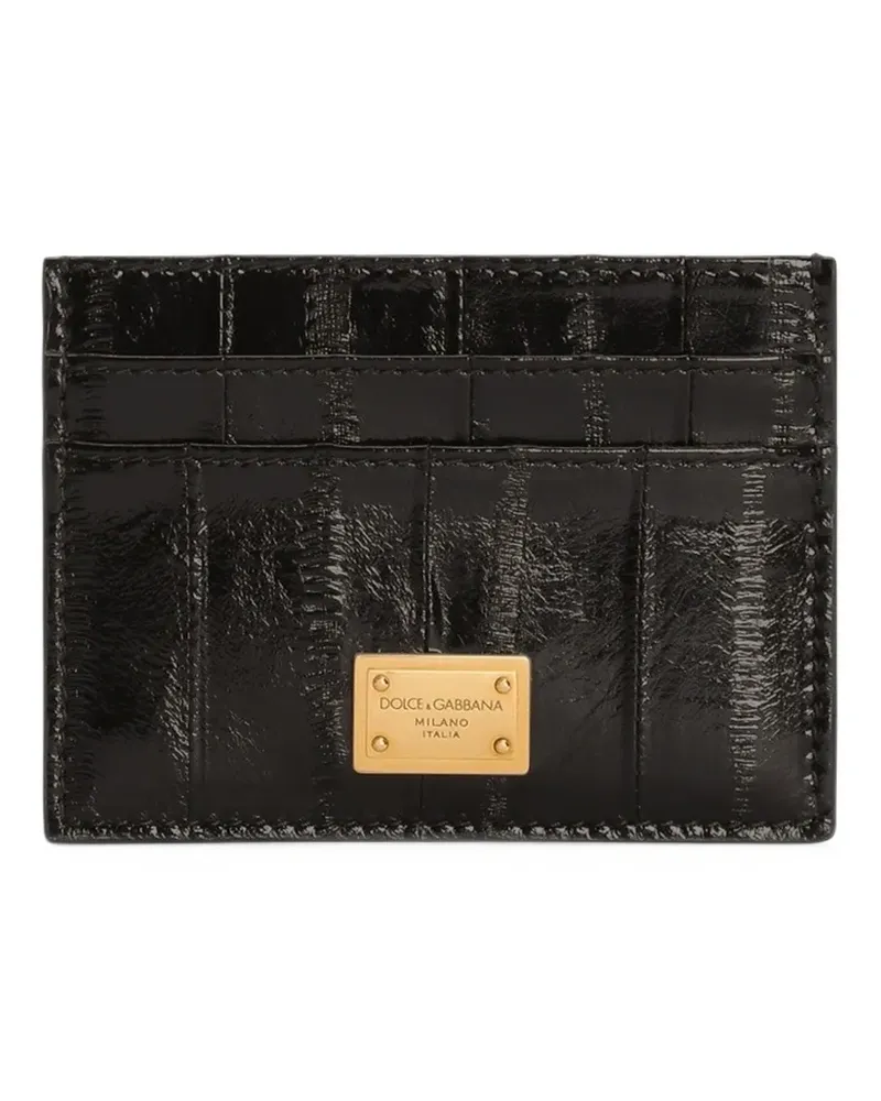 Dolce & Gabbana Aal Kartenetui - Schwarz Schwarz
