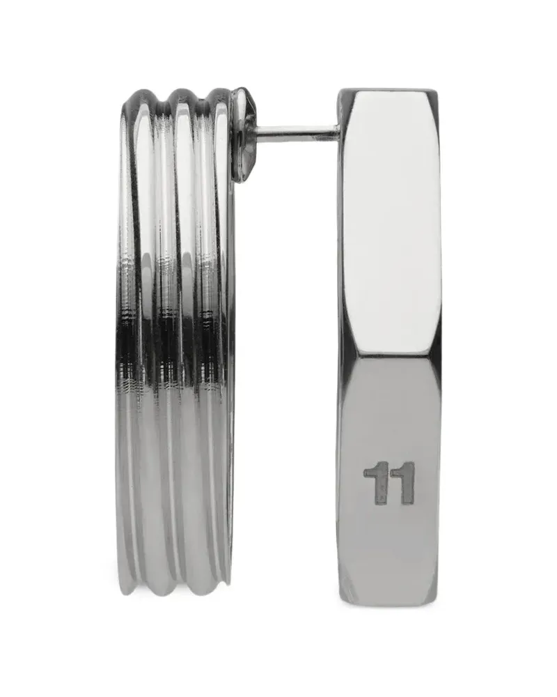 Maison Margiela Bolt & Nut cutout earrings - Silber Silber
