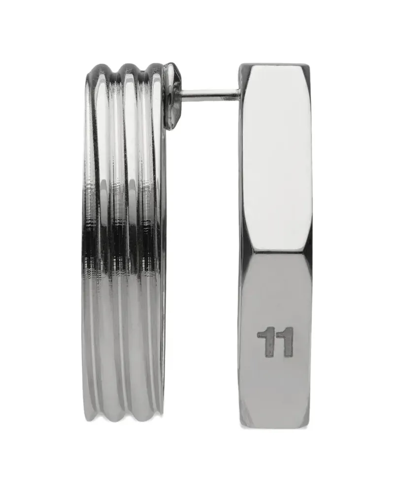 Maison Margiela Bolt & Nut cutout earrings - Silber Silber