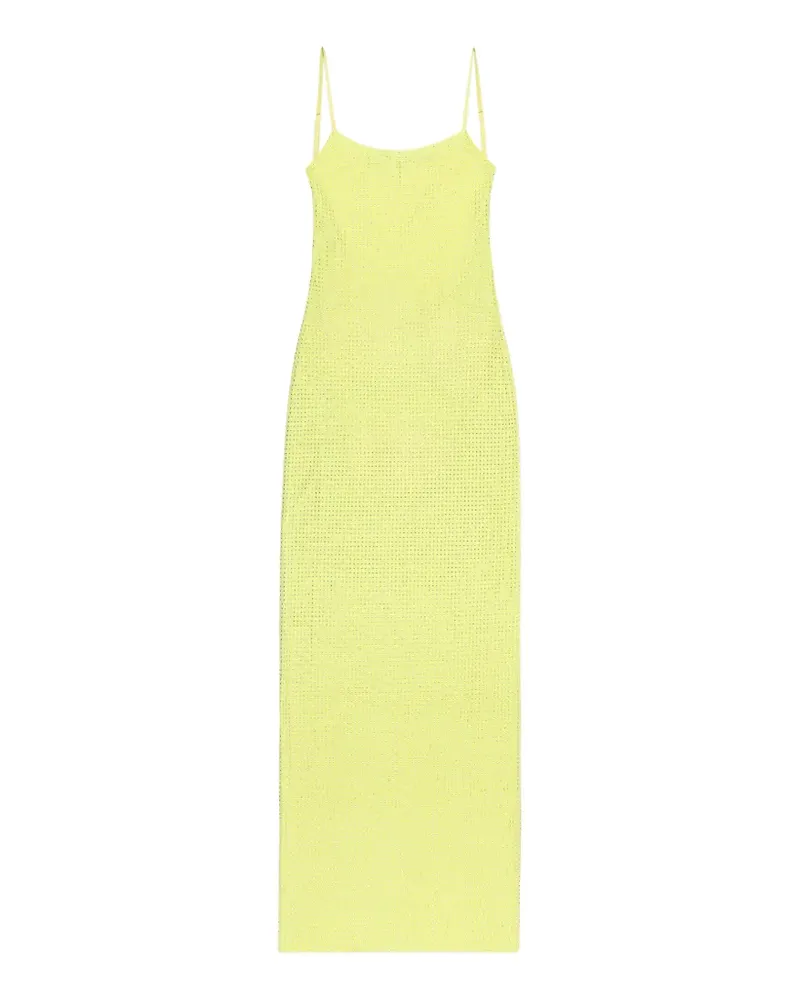 Area crystal-embellished maxi dress - Gelb Gelb
