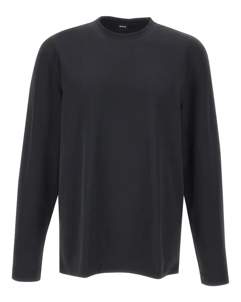 HUGO BOSS crew-neck long-sleeve sweatshirt - Schwarz Schwarz
