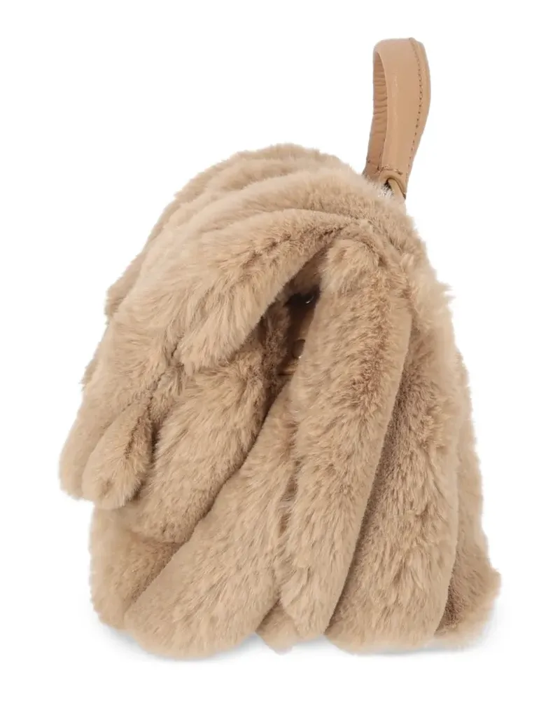 Zanellato Postina Schultertasche aus Faux Fur - Braun Braun