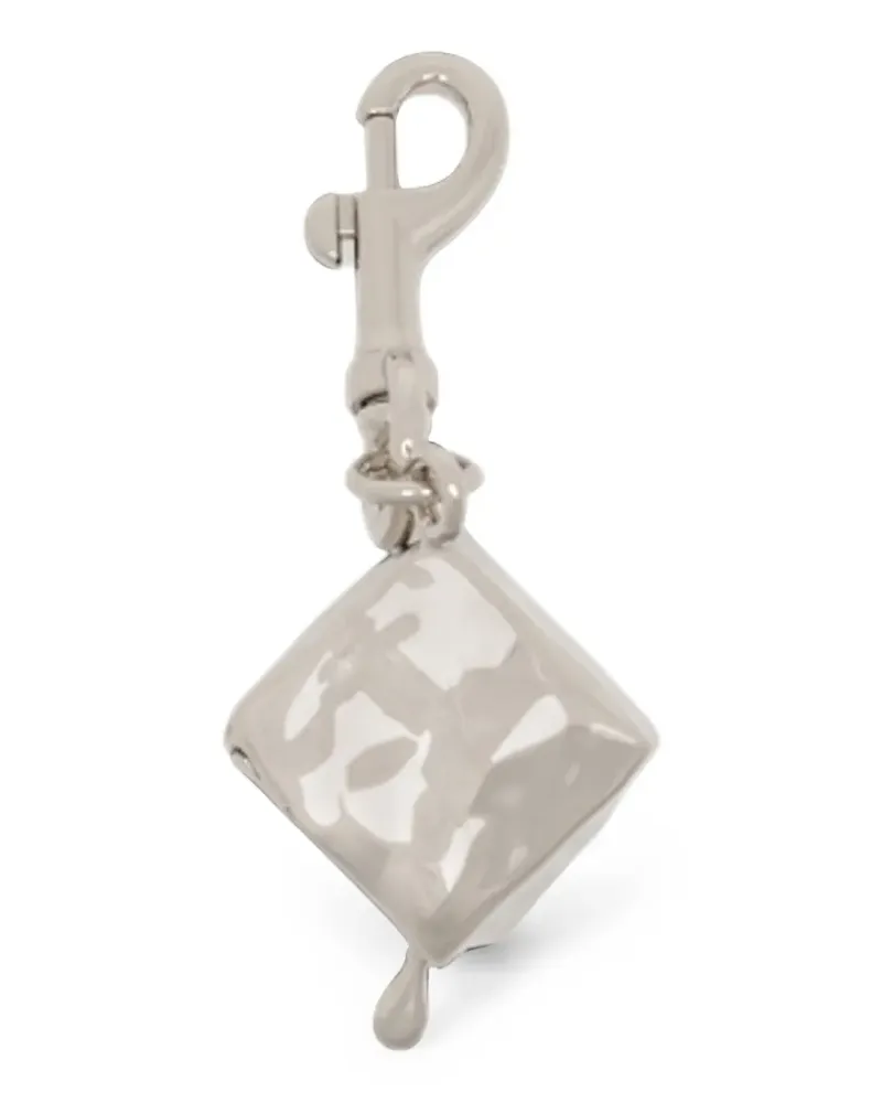 Paco Rabanne Melting Ice cube silver-tone charm - Silber Silber