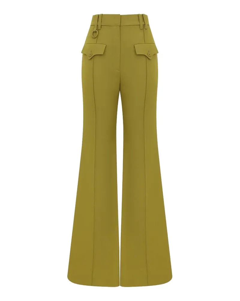 Zimmermann Luna flared trousers - Grün Grün