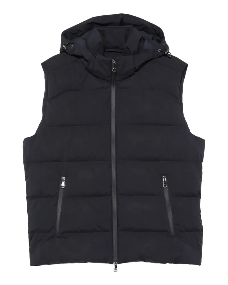 Paul & Shark zip-fastening hooded gilet - Blau Blau