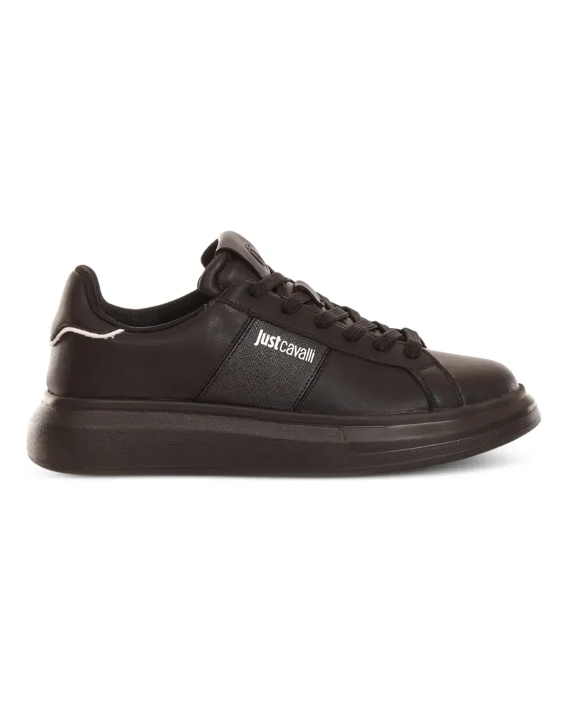 Just Cavalli Sneakers mit Logo-Print - Schwarz Schwarz