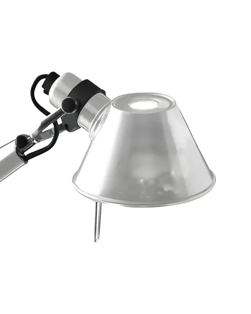 Artemide Tolomeo Tischlampe mit verstellbaren Bügeln - Silber Silber