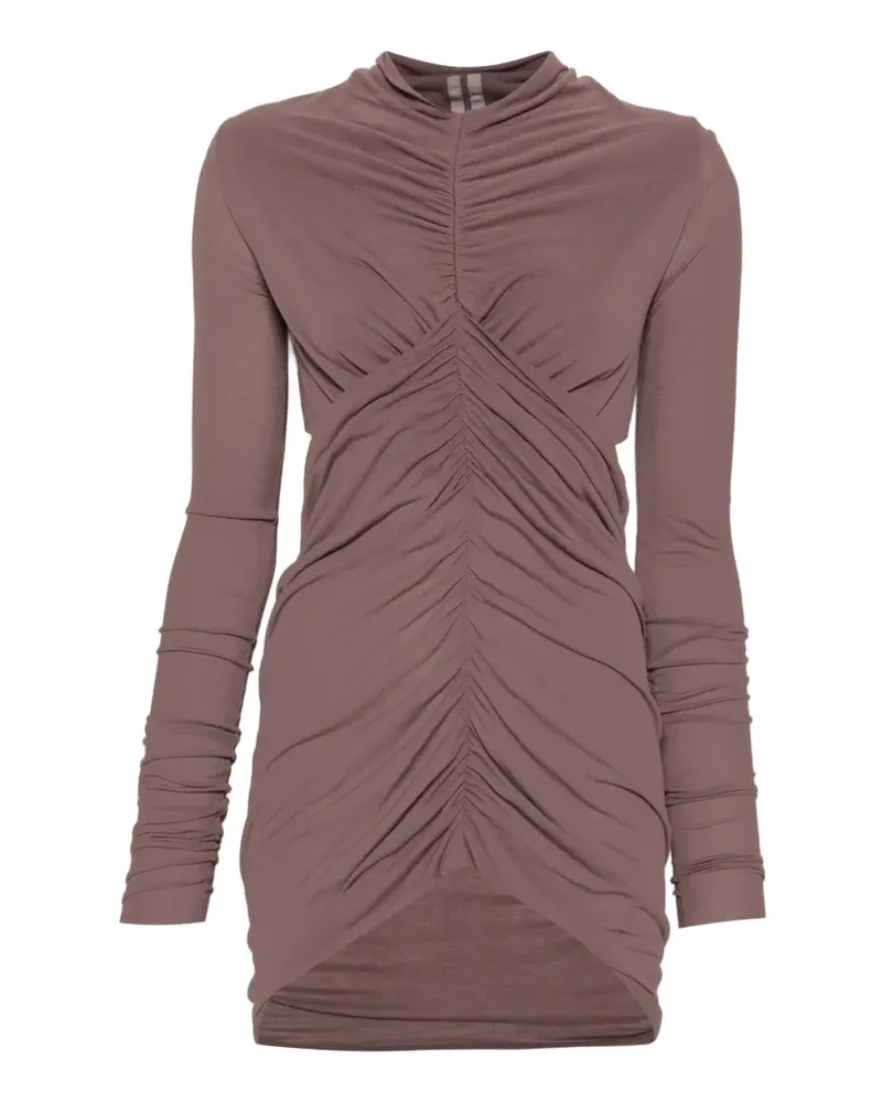 Rick Owens Sunpeel ruched cut-out top - Braun Braun