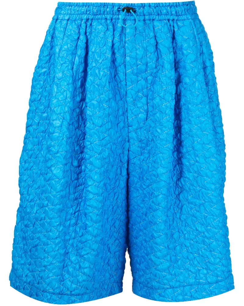 Toga Strukturierte Shorts mit Kordelzug - Blau Blau