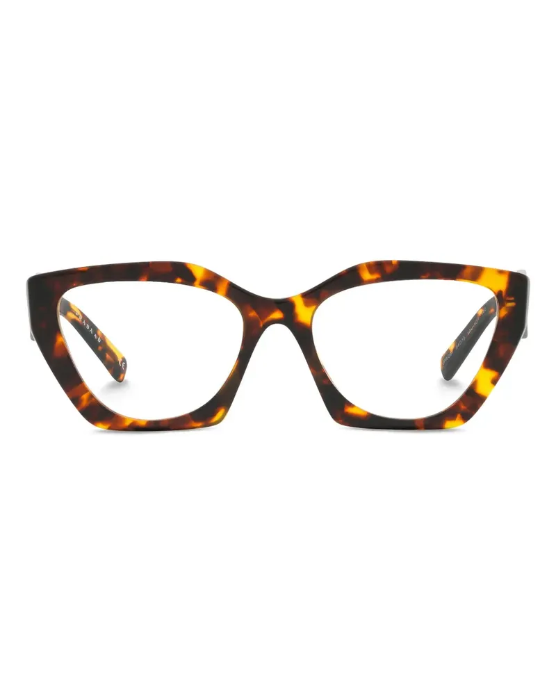 Prada Sonnenbrille mit Cat-Eye-Gestell - Braun Braun