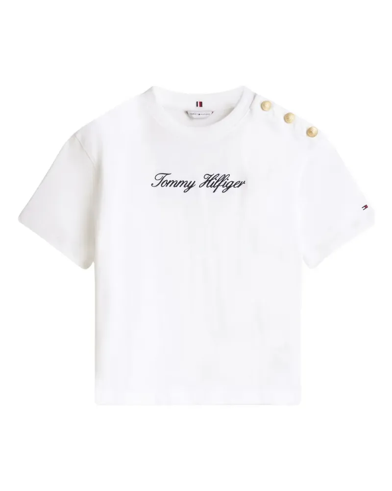 Tommy Hilfiger T-Shirt mit Logo-Print - Weiß Weiß