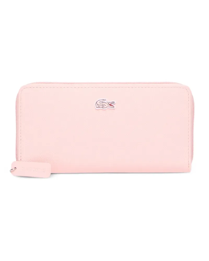 Lacoste Großes L.12.12 Concept Portemonnaie mit Reißverschluss - Rosa Rosa