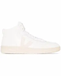 VEJA V-15 CWL High-Top-Sneakers Weiß