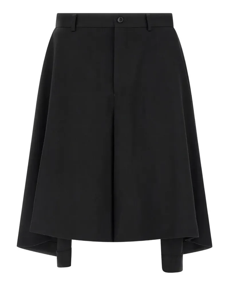 Comme des Garçons cut-out shorts - Schwarz Schwarz