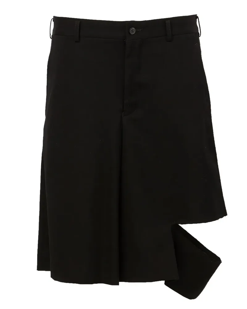 Comme des Garçons cut-out shorts - Schwarz Schwarz