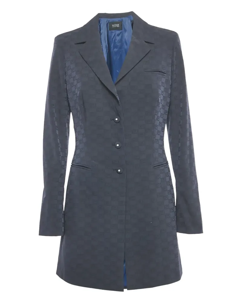 Versace V2 buttoned blazer - Blau Blau