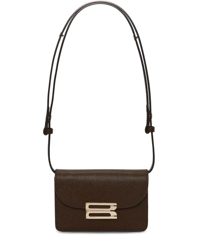 Victoria Beckham Dorian Schultertasche mit Prägung - Grün Grün