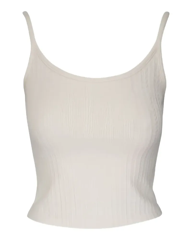 Veronica Beard Gestricktes Brodier Tanktop - Weiß Weiß