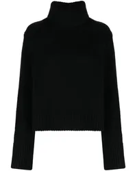 Ralph Lauren Klassischer Rollkragenpullover Schwarz