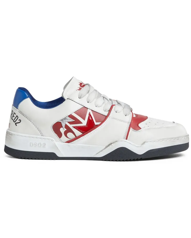 Dsquared2 Sneakers mit Einsätzen - Weiß Weiß