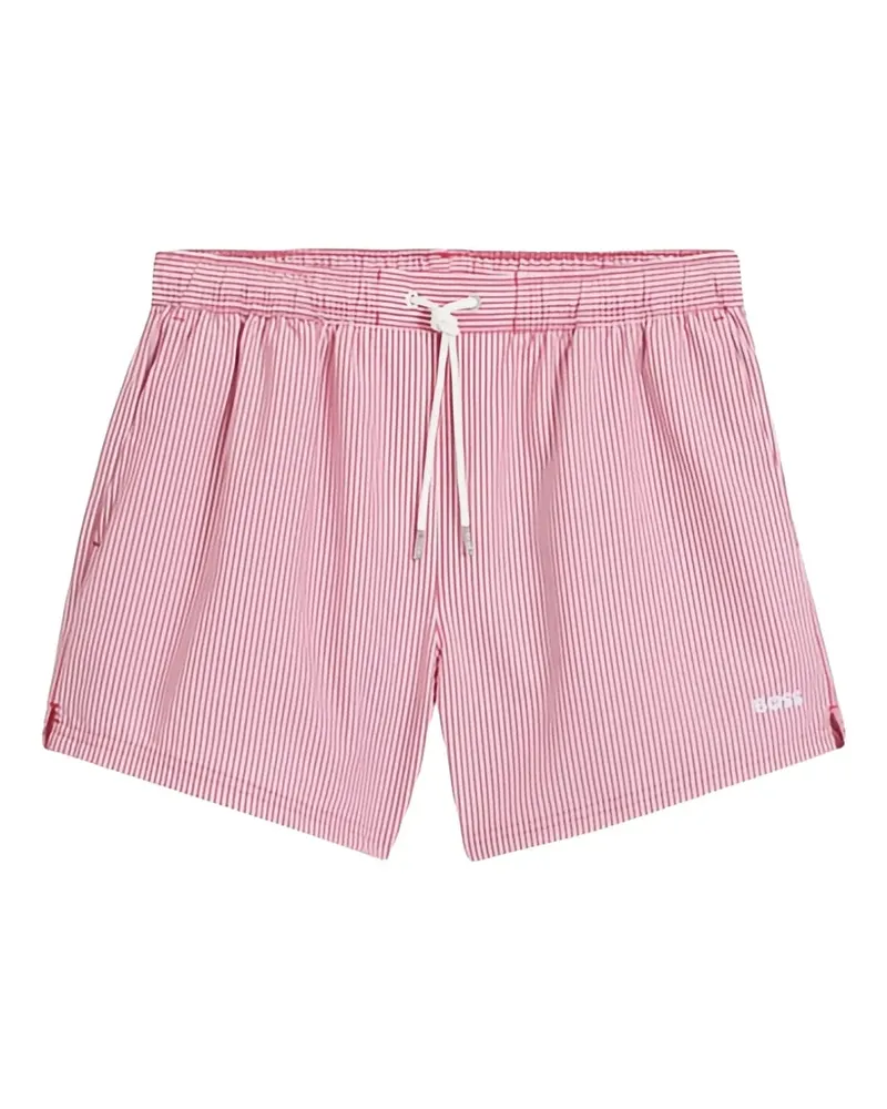 HUGO BOSS Velvetfish striped swim shorts - Rot Rot