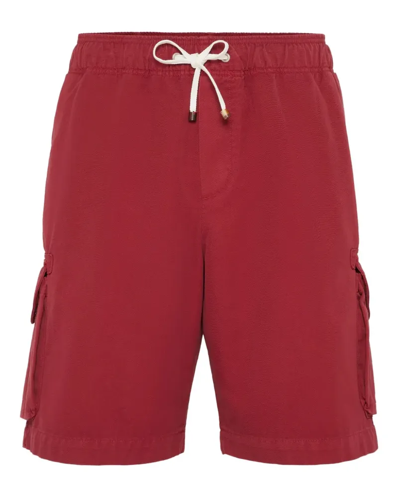 Brunello Cucinelli Shorts mit aufgesetzten Taschen - Rot Rot