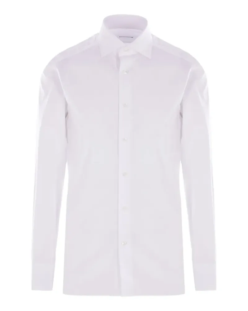 Ermenegildo Zegna pointed-collar shirt - Weiß Weiß