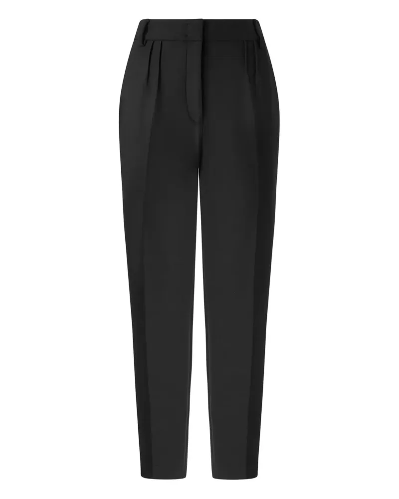 Genny Hose mit Falten - Schwarz Schwarz