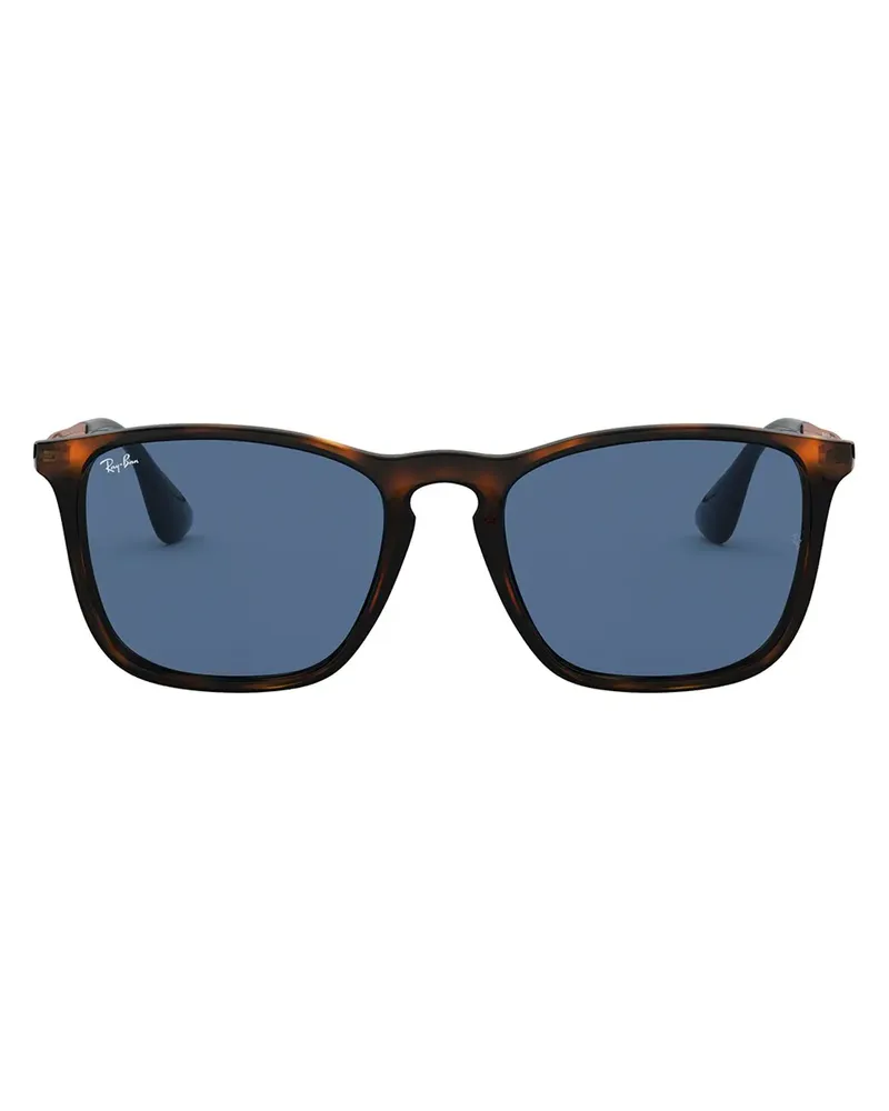 Ray Ban Eckige Sonnenbrille - Braun Braun